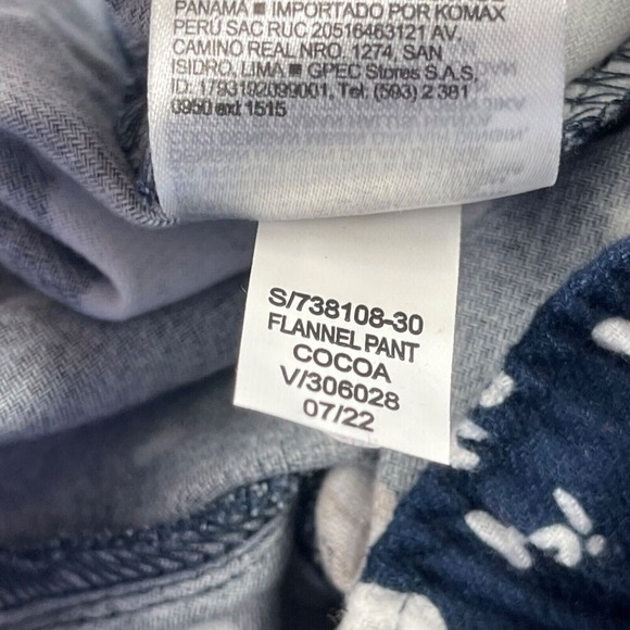 Old Navy Pajama Pants Womens 2X Navy Santa Claus Christmas Flannel Match The Fam - Picture 13 of 14